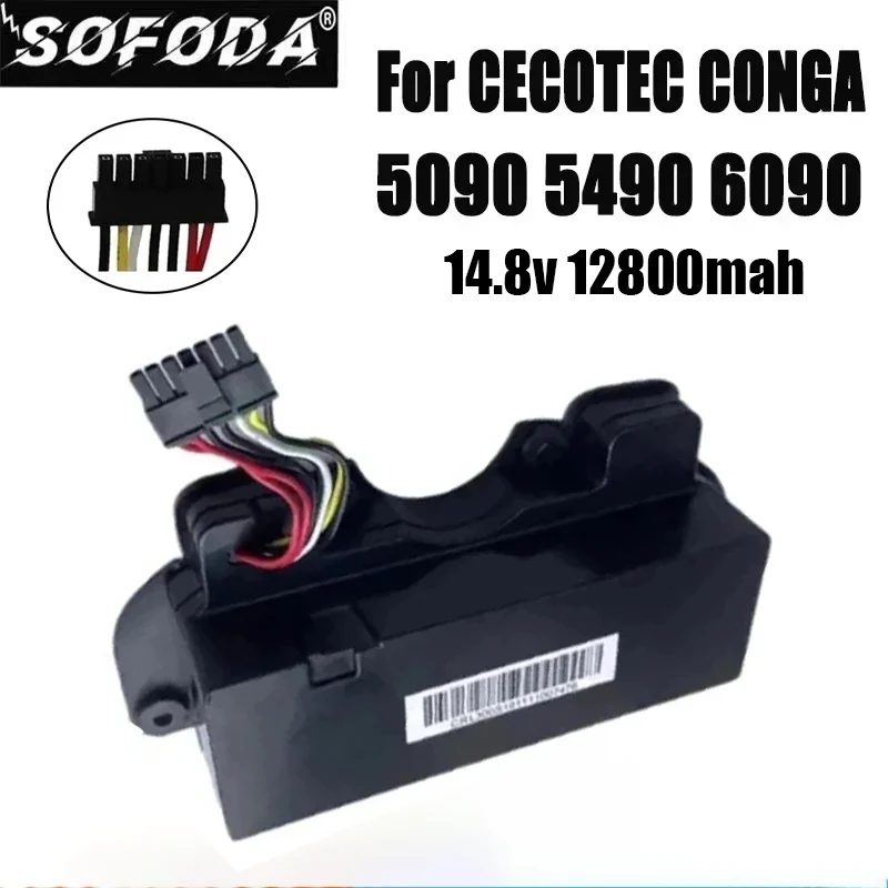 

14.8V 12800mAh 100% New CECOTEC CONGA 5090 6090 5490 Mopping Robot Battery Pack Netease Intelligent Manufacturing NIT Model