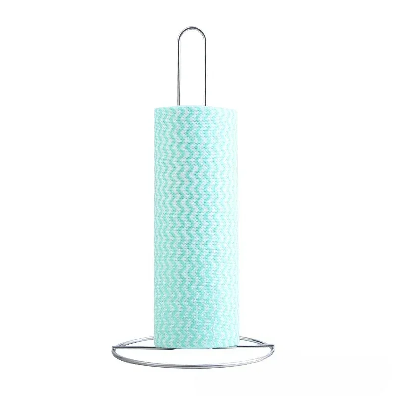 عمودي الحديد المطاوع الأنسجة حامل اكسسوارات الحمام الإبداعية طاولة طعام سطح المكتب المطبخ حامل الورق الملفوف التخزين