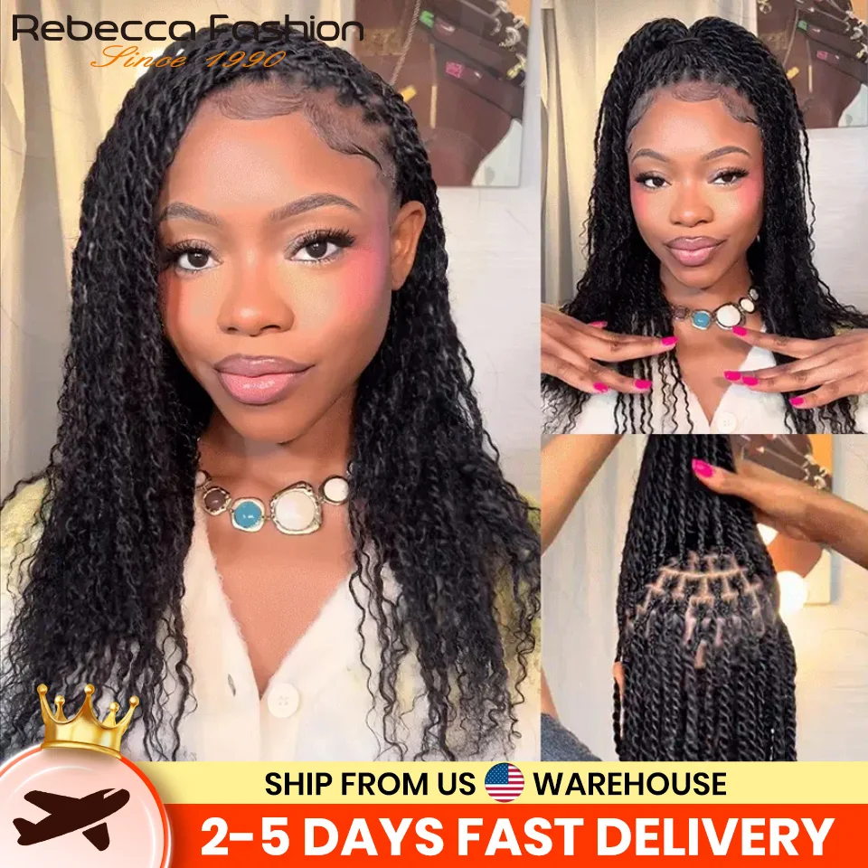 

Натуральные афро-косички QVR из человеческих волос, черные/коричневые, легкие, для плетения и укладки, мини-косички, доставка по США