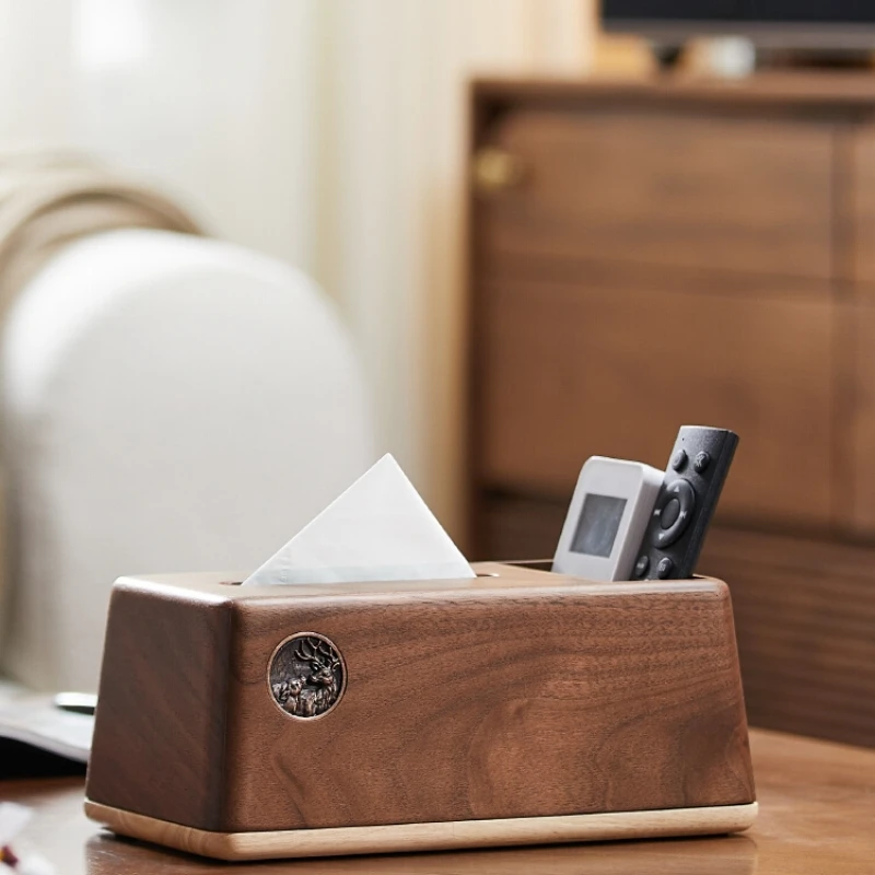

Walnut Solid Wood Retro High-Grade Tissue Box