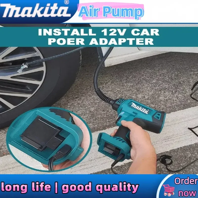 Makita 600mm Cordless Portable Electric Air Pump Rechargeable Handheld Air Compressor For Cars for  Makita battery
