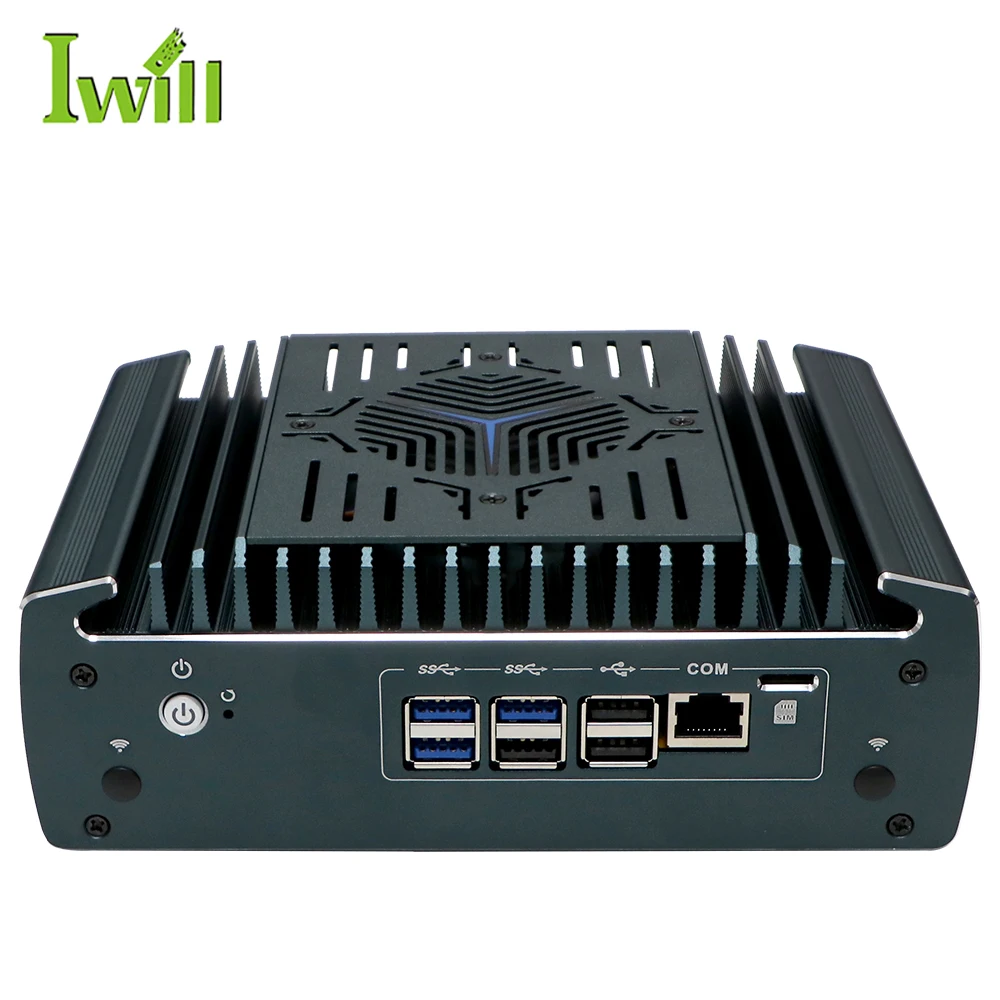 Firewall Mini Pc I5 1235U Ten Core RAM  6*RJ45 2.5G Lan Support NVME Network Server