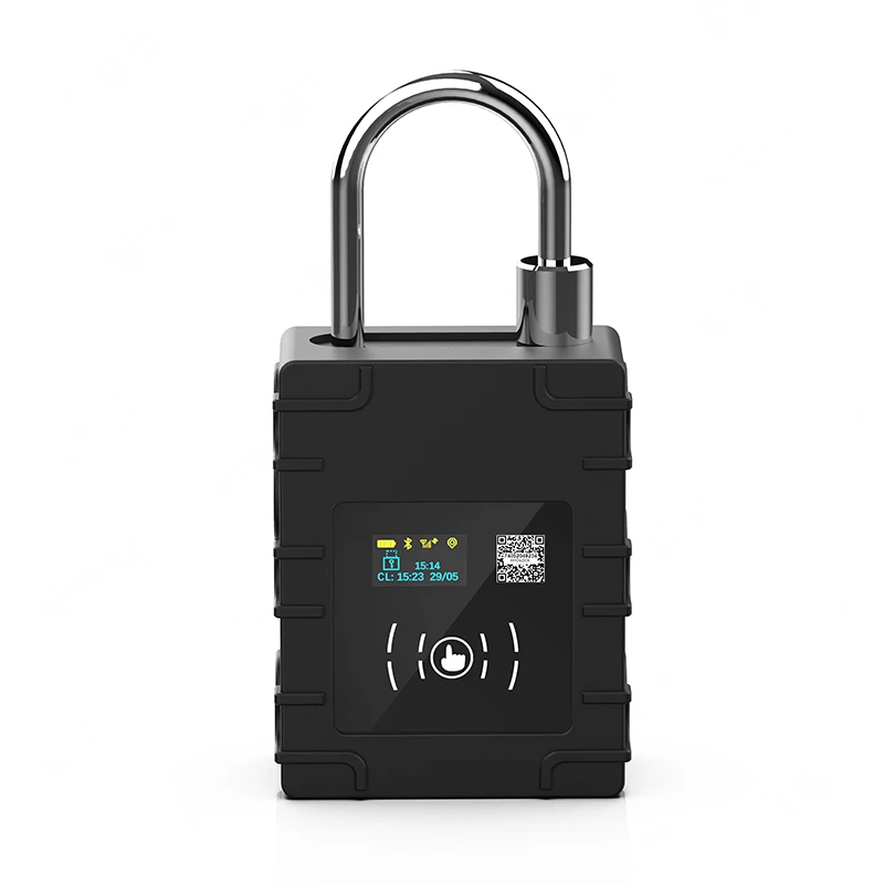 Remote lock Unlock Container E-seal Cargo Trailer GPS Tracking Padlock BT Padlock with Keyless