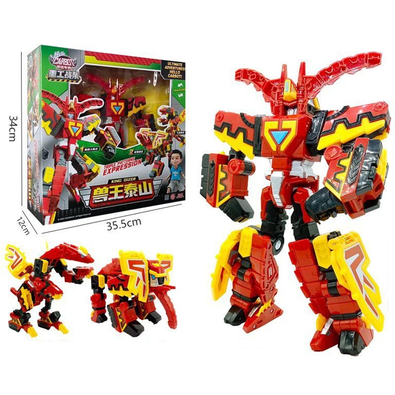 Robot de déformation bricolage Hello Carot Titan modèle en plastique jouets ordinateur bureau ornement jouets pour enfants pour garçons cadeaux d'anniversaire pour invités