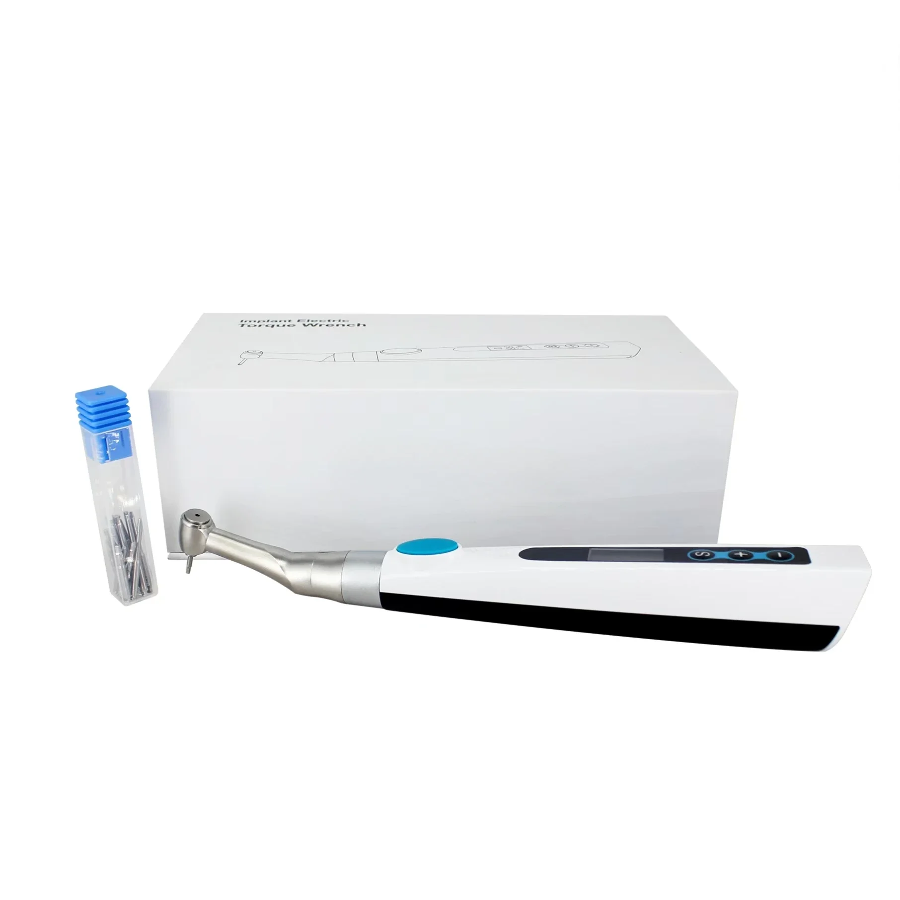 Cordless Rechargeable Implant Torque Wrench with 16 Universal Screwdrivers