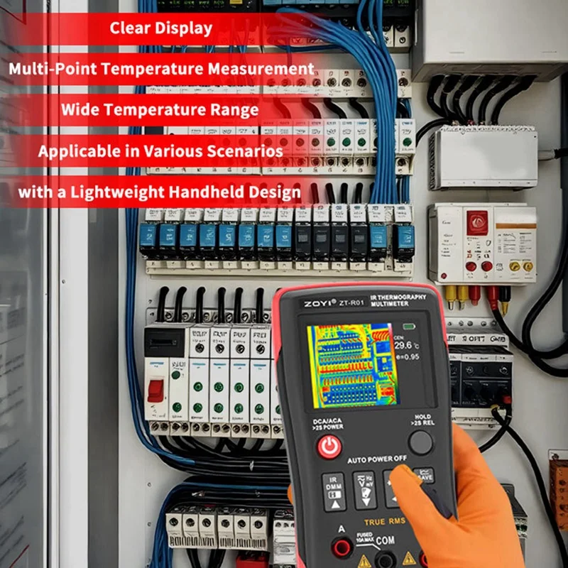Super Sale ZOYI ZT-R01 Electric Measurement Thermal Imager and Multimeter 2 in 1 for Industrial Power Floor Heating Circuit Boa