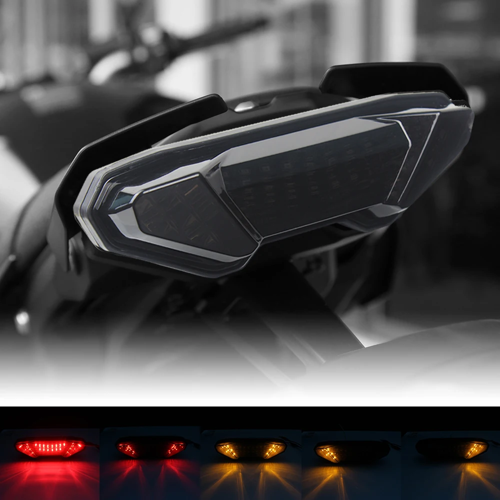 

Turn Signal Lamp Assembly Motorcycle LED Tail Light for YAMAHA MT-09 FZ-09 14-16 FJ-09 MT09 Tracer 15-16