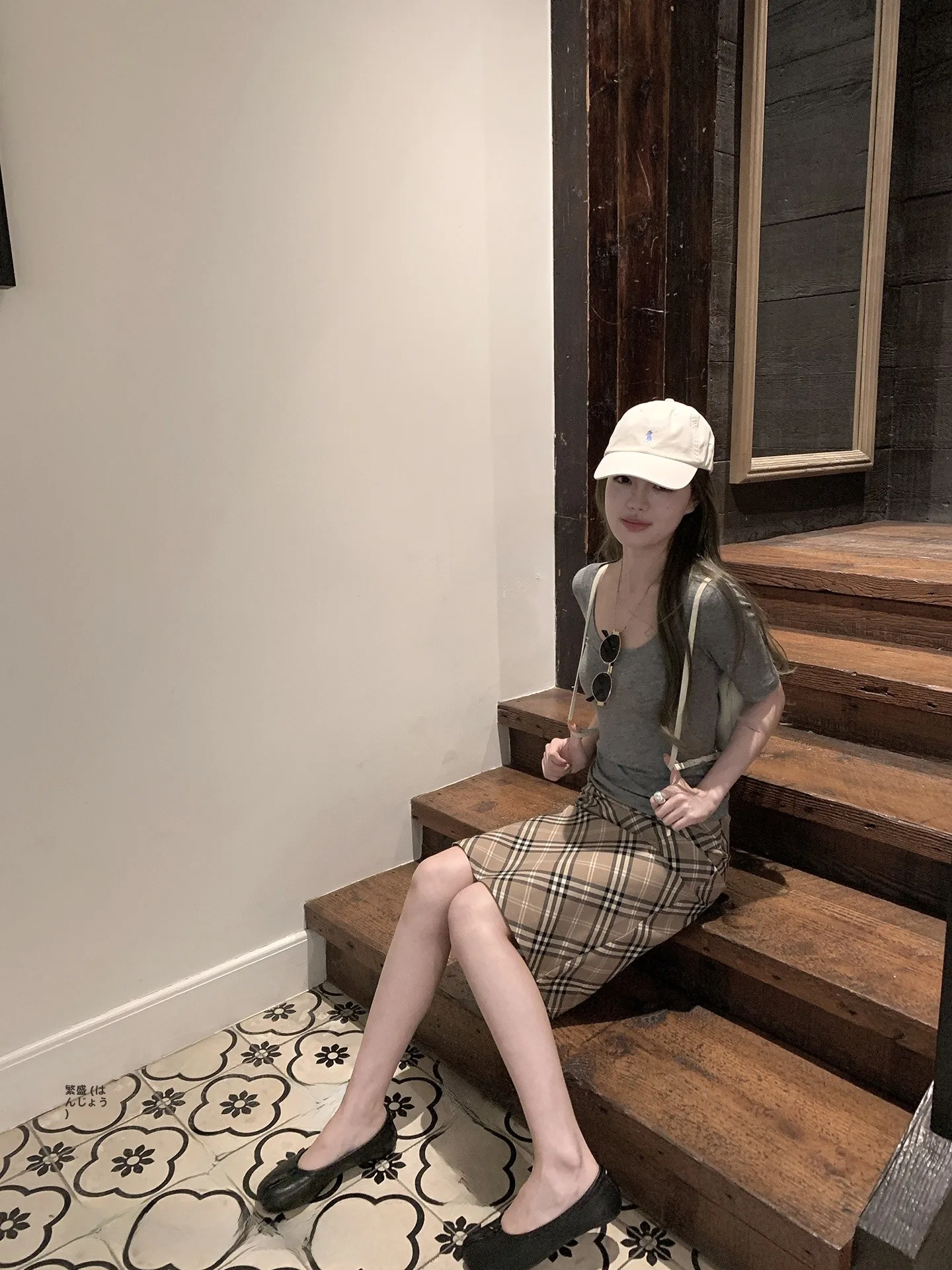 

Классическая прямая юбка в клетку с цветовыми вставками, с завышенной талией, в стиле ретро, женская, YOYOZIZHI, для повседневной носки, с высокой талией, А-силуэт