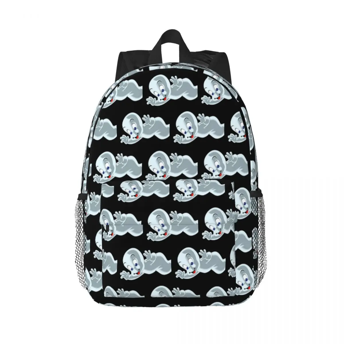 The Friendly Ghost Casper Backpack Daypack Large Capacity Boys Girls BookBag Shoulder Bags for Men Women Children School Bag