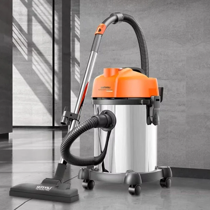 Open land beauty seam vacuum cleaner household large suction dry and wet hand-held strong high-power industrial vacuum cleaner