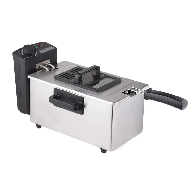 3L Automatic Electric Fryer WJ-800 Household French Fries Electric Fryer Oil 220V/2000W Stall Fried Skewer Fryer