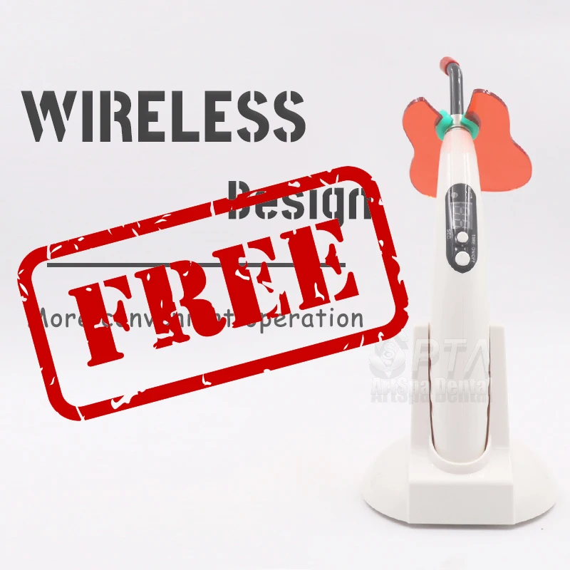 5pcs Dental Resin Material A2 or A3 Get Free Light Oral LED Lamp Wireless Curing Dentistry Equipment Lamp Composite Lighting