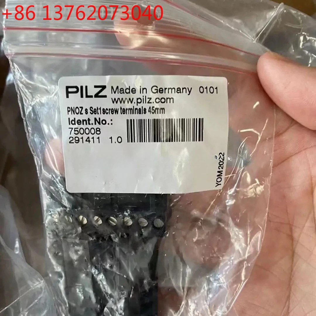

1PCS Pilz Safety relay terminal block PNOZ S Setscrew 750008 Wiring Plug