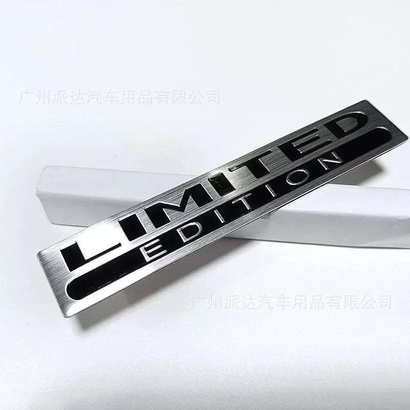 3D Aluminium Alloy Logo LIMITED EDITION Letters Fender Emblem Badge Rear Trunk Sticker Decal Car Accessories