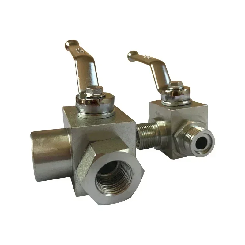 male type high pressure hydraulic two position three-way manual valve KHB3K-M16*1.5M22 M27 M30 M36*2