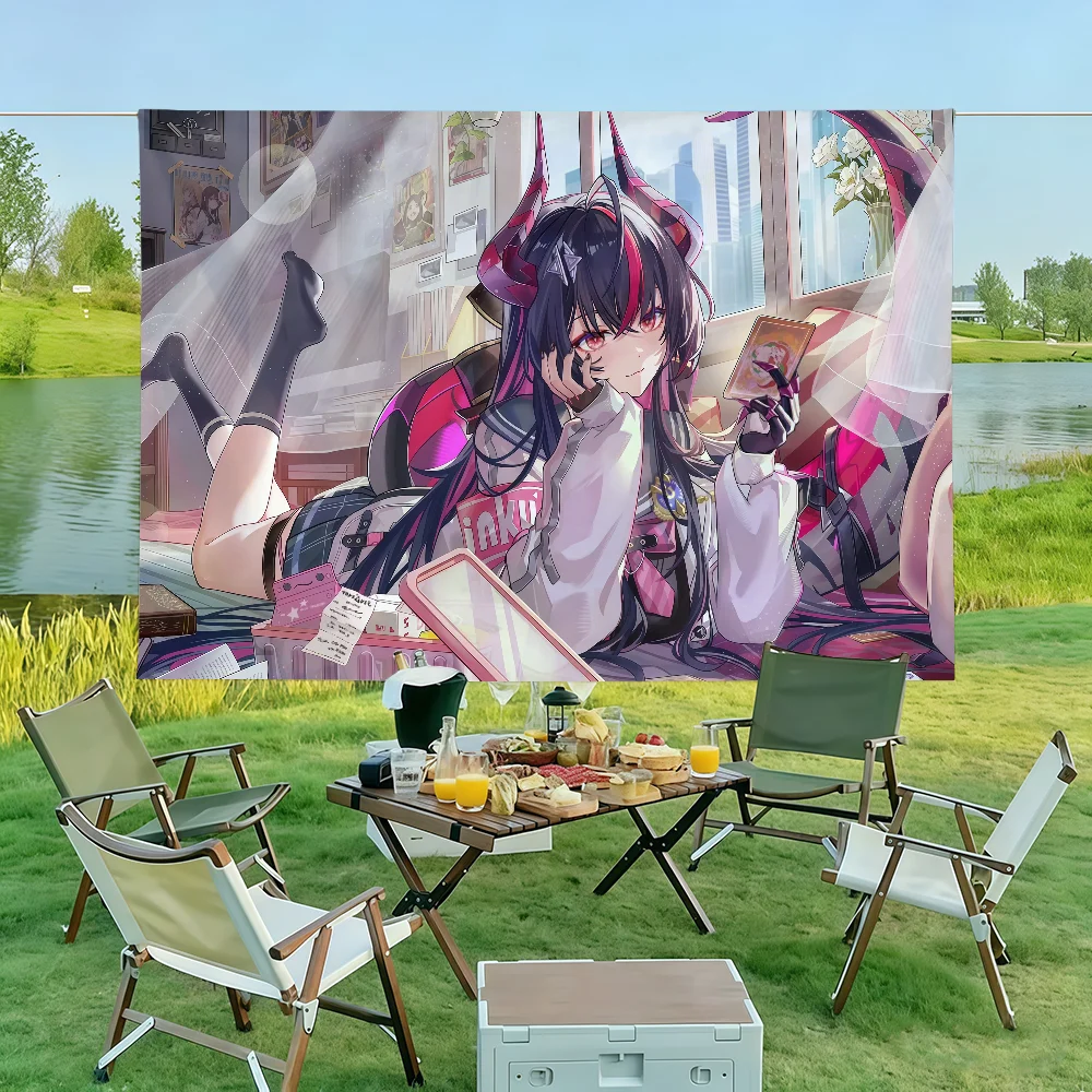 Game N-Neverness To E-Everness Shinku Flag Wall Decorations Home Decor Suitable For Living Rooms Bedrooms Dormitories Parties