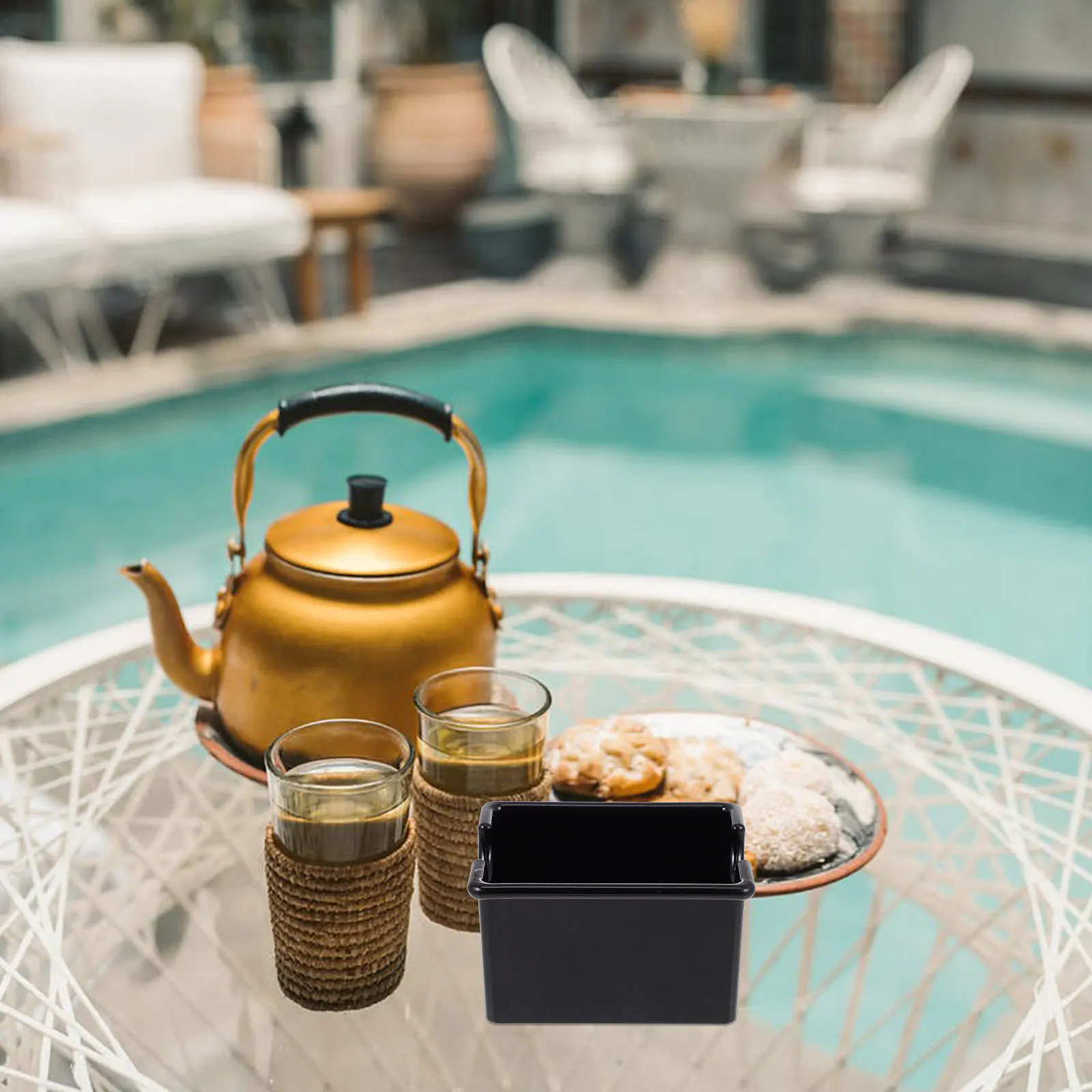 

2Pcs Acrylic Tea Bag Container Clear Coffee Bar Accessories Storage Box for Sugar Bags Snacks Jewelry Home Decor