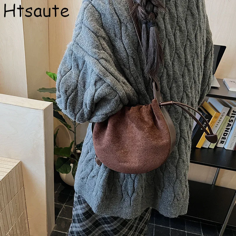 

Мини-клапан, винтажные сумки через плечо с облаком, женская сумка-тоут через плечо, кошелек на шнурке, осенне-зимняя мода, повседневный стиль в стиле ретро