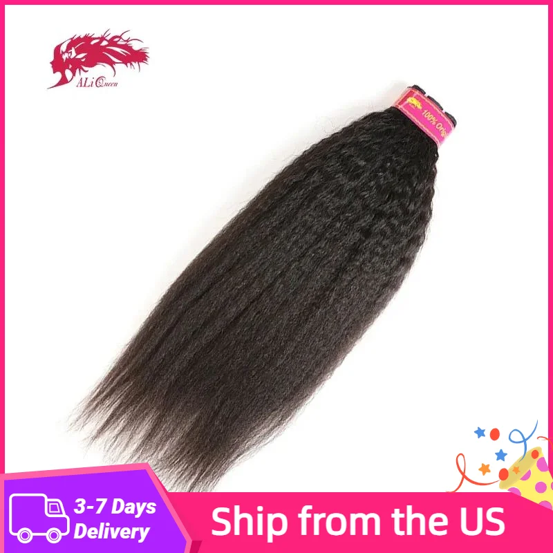 

Ship from usa 10A Unprosseded yaki straight hair bundles Raw hair bundles Weave 1Pcs Whosales Brazilian 100% Human Hair weaves