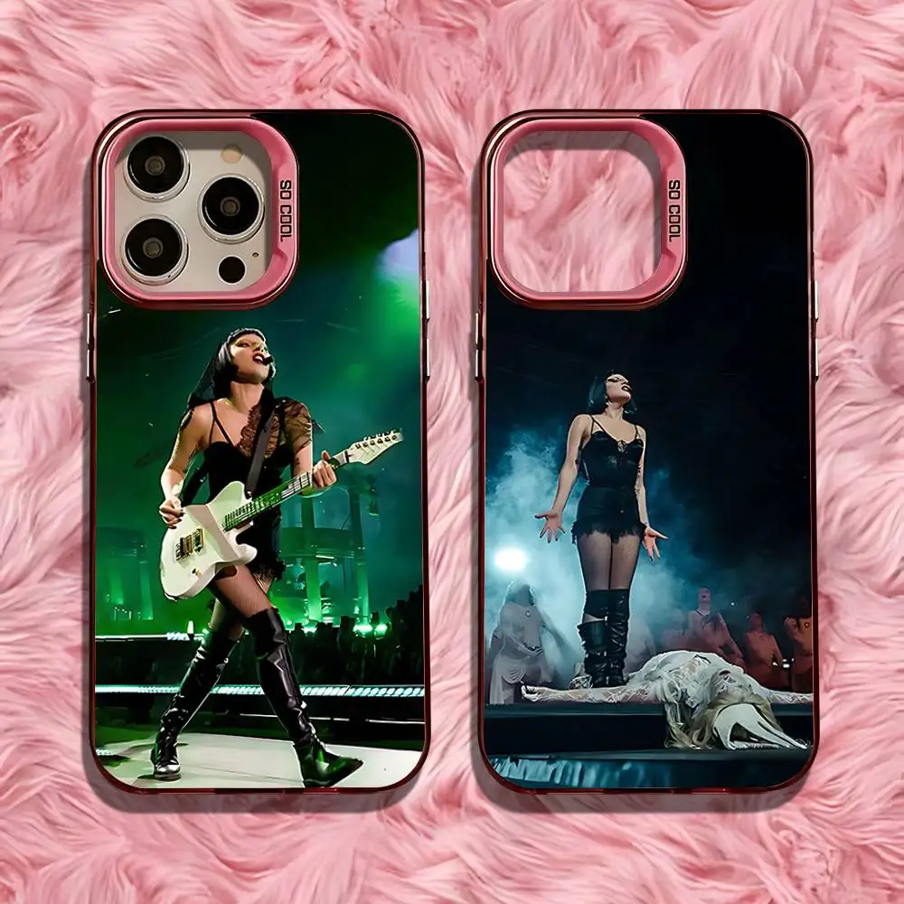

Manifest of MAYHEM L-Lady G-Gaga Phone Case For iPhone 16,15,14,13,12,11,Pro,Max,Plus,Mini,SE Anti Fall Pink Matte Hard Bumper