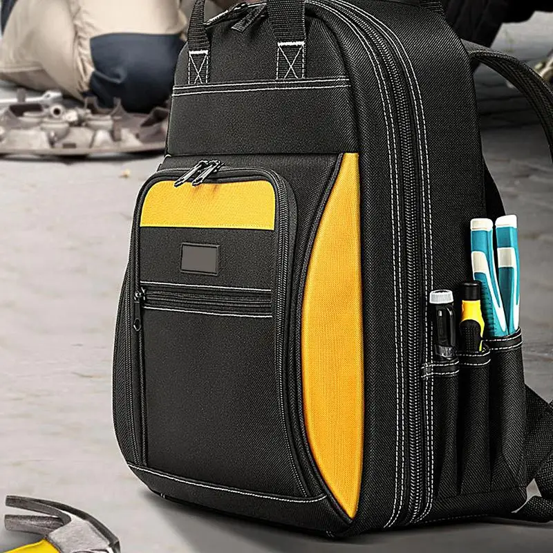 

Tool Backpack Heavy Duty Tool Backpack Heavy Duty Tool Storage Organizer Multi-Use Pocket Work Backpack Tool Organizer Bag