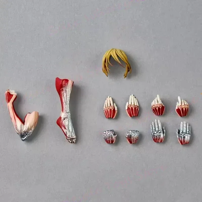 Nieuwe Ko Aanval op Titan Annie Leonhart Kaiyodo Revoltech Vrouwelijke Titan Vorm Action Figure Model Collectie Speelgoed Cadeau