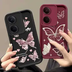 Y100 Love Butterfly Sky Eye Ladder Phone Case For VIVO Y27 Y22 Y21 Y20 Y19 Y17 Y16 Y15 Y12 Y12S Y11S Y11 Y5S Y03 Y02 Y02S