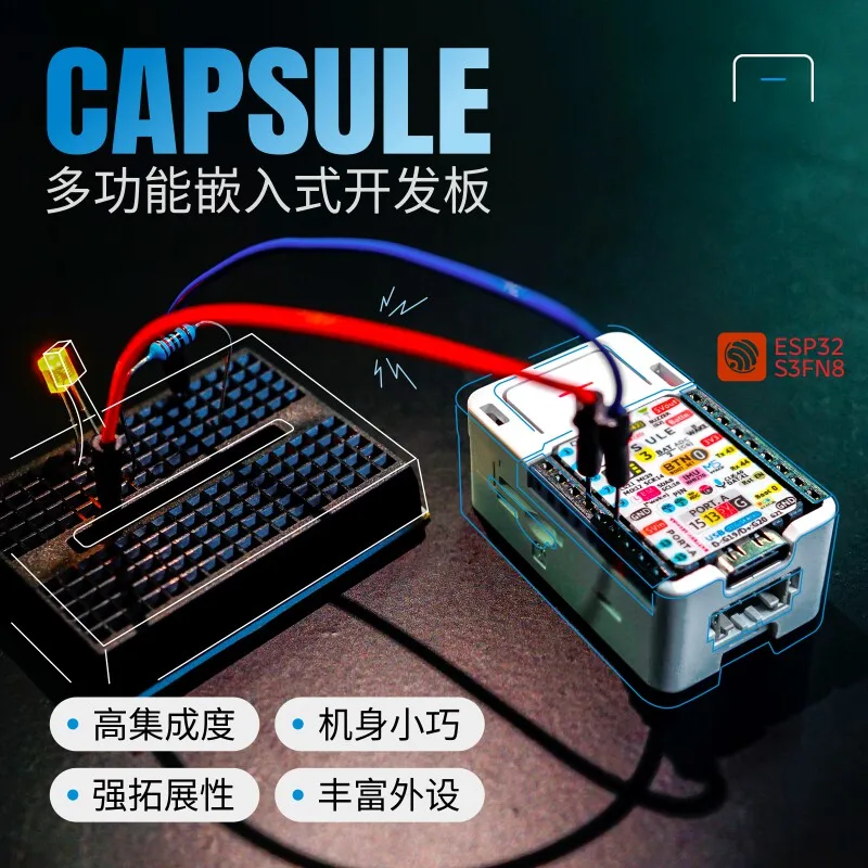 Official M5Stack M5Capsule Multi-functional Embedded IoT Development Board ESP32S3 with M5StampS3