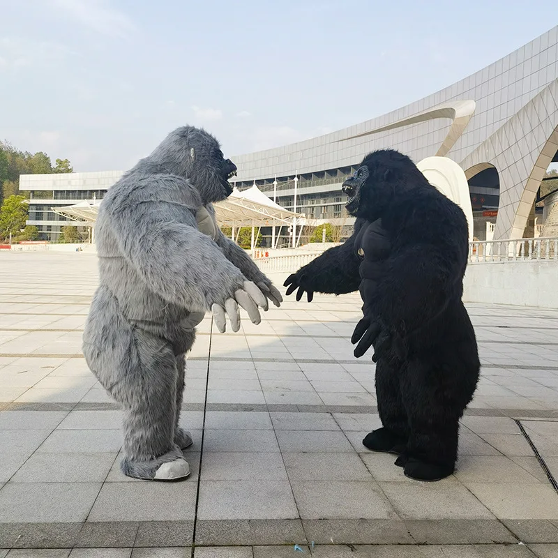 King Kong gigantyczny nadmuchiwany kostium goryla 2.6M Hulk kostium maskotka Halloween pluszowa maskotka zwierząt wenecka karnawałowa odzież