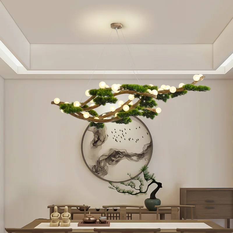 

Art Imitation Botanical Chandelier Branch Chandelier Ceiling Retro Chandelier Home Decor Gloss G4 Light Fixtures