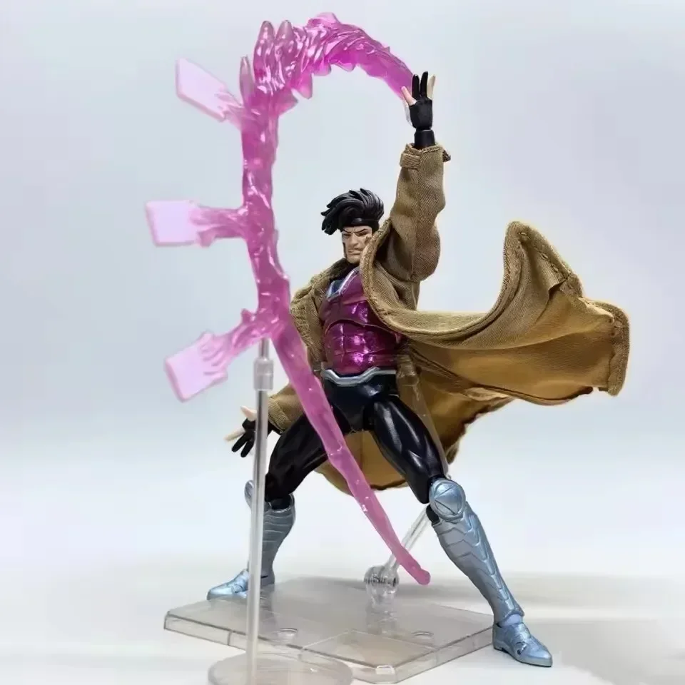 Em estoque ct brinquedos gambit figura mafex 131 x-men wolverine shf anime figura de ação estatueta estátua modelo presentes personalizados crianças brinquedo