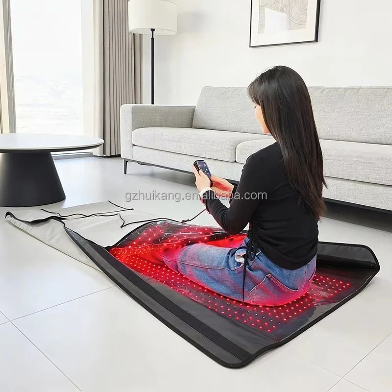 OEM ODM Red Light Thrapy Full Body Pad Near Infred Blanket 660nm 850nm Red Light Thapy Sleeping Bag for Home Spa