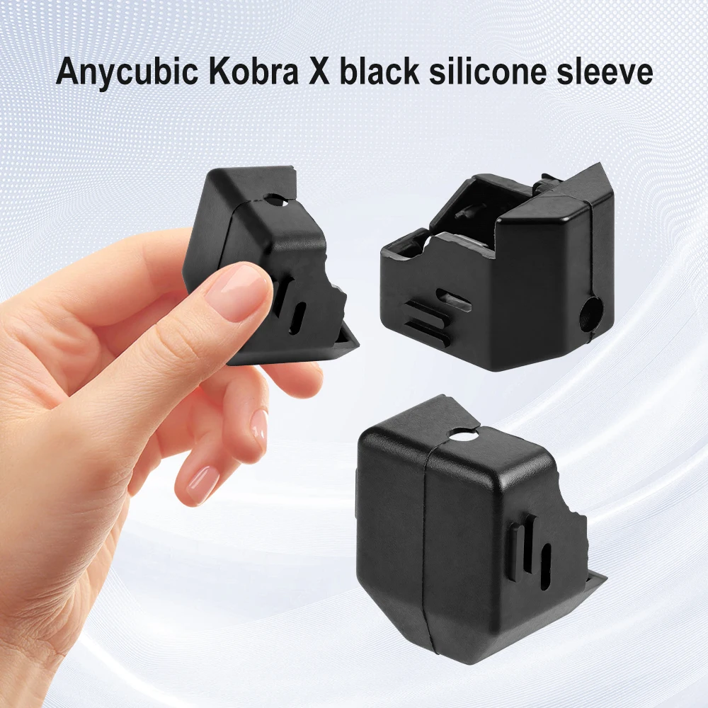 For Anycubic Kobra X Silicone Sock Brush Wear Resistant High Strength Hotend Silicone Sleeve / Wiper For Kobra X 3D Printer Part