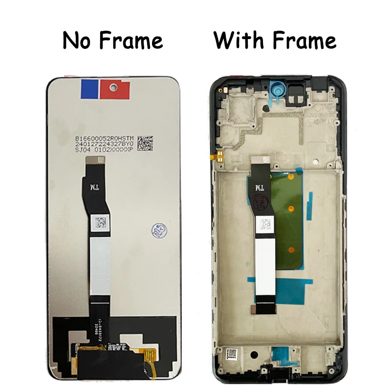 6.6\'\' New Display For Xiaomi POCO X4 GT 22041216G LCD Display Touch Screen Digitizer For POCO X4GT Screen With Frame