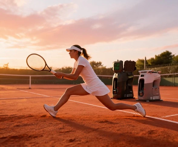 New Arrival Tenniix Tennis Ball Machine Vision-Based AI Tennis Robot Training Tennis Ball Launch Training Shooting Machine