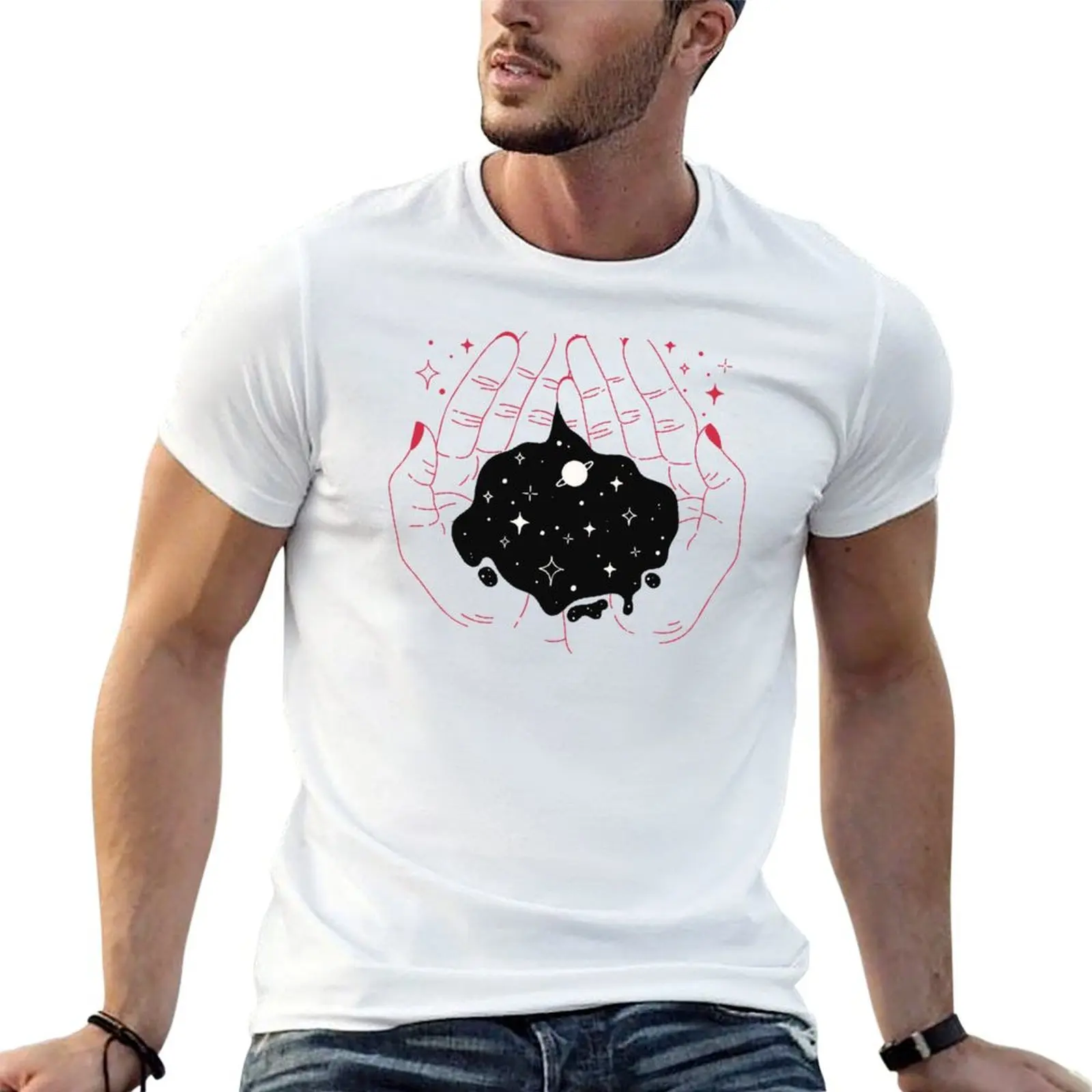 Space Puddle T-Shirt Running Performance Short Sleeve Tee