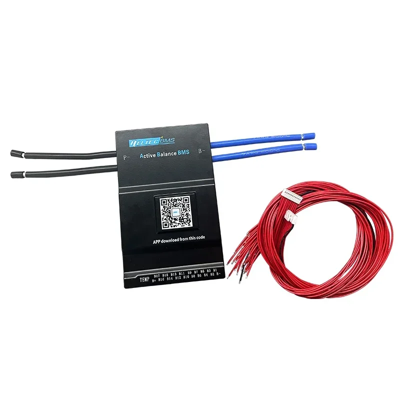 Heltec 8-24S Smart BMS with active balance 0.6A 1A 2A/60A80A100A150A200A Lifepo4 Li-Ion Lto Battery For Electric vehicle/Storage