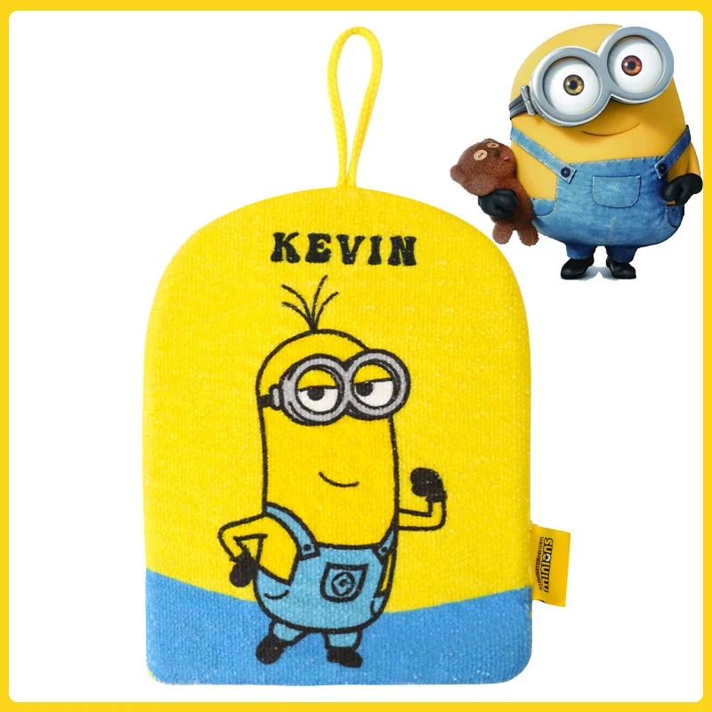 Kawaii Minions Hand Towel Cartoon Anime Family Bathroom Kitchen Water Coral Velvet Absorption Towel Cute Minion Toys Girl Kid