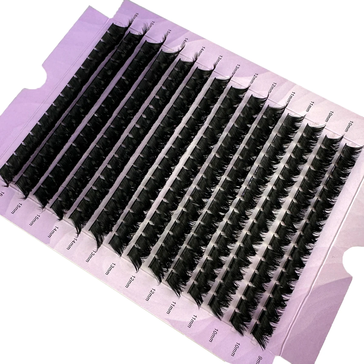 Cluster Eyelash Extension 224pcs 160D Natural Style Individual Eyelashes Segmented Eyelashes Bundles 3D Mink False Eyelashes