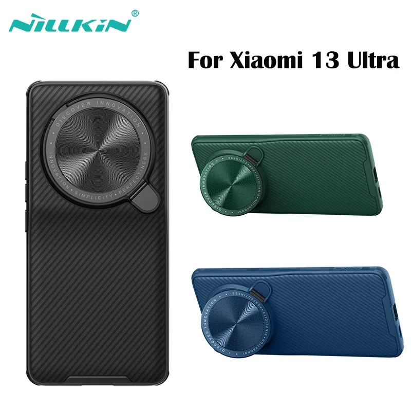 

For Xiaomi 13 Ultra Case NILLKIN CamShield Prop Slide Camera Protection Lens Protect Privacy For Xiaomi 13 Ultra WIth Kickstand