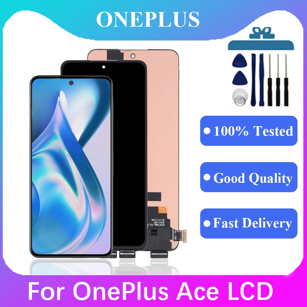 

Original OLED For OnePlus Ace PGKM10 lcd Display Touch Panel Screen Digitizer Assembly Replacement Accessory Part