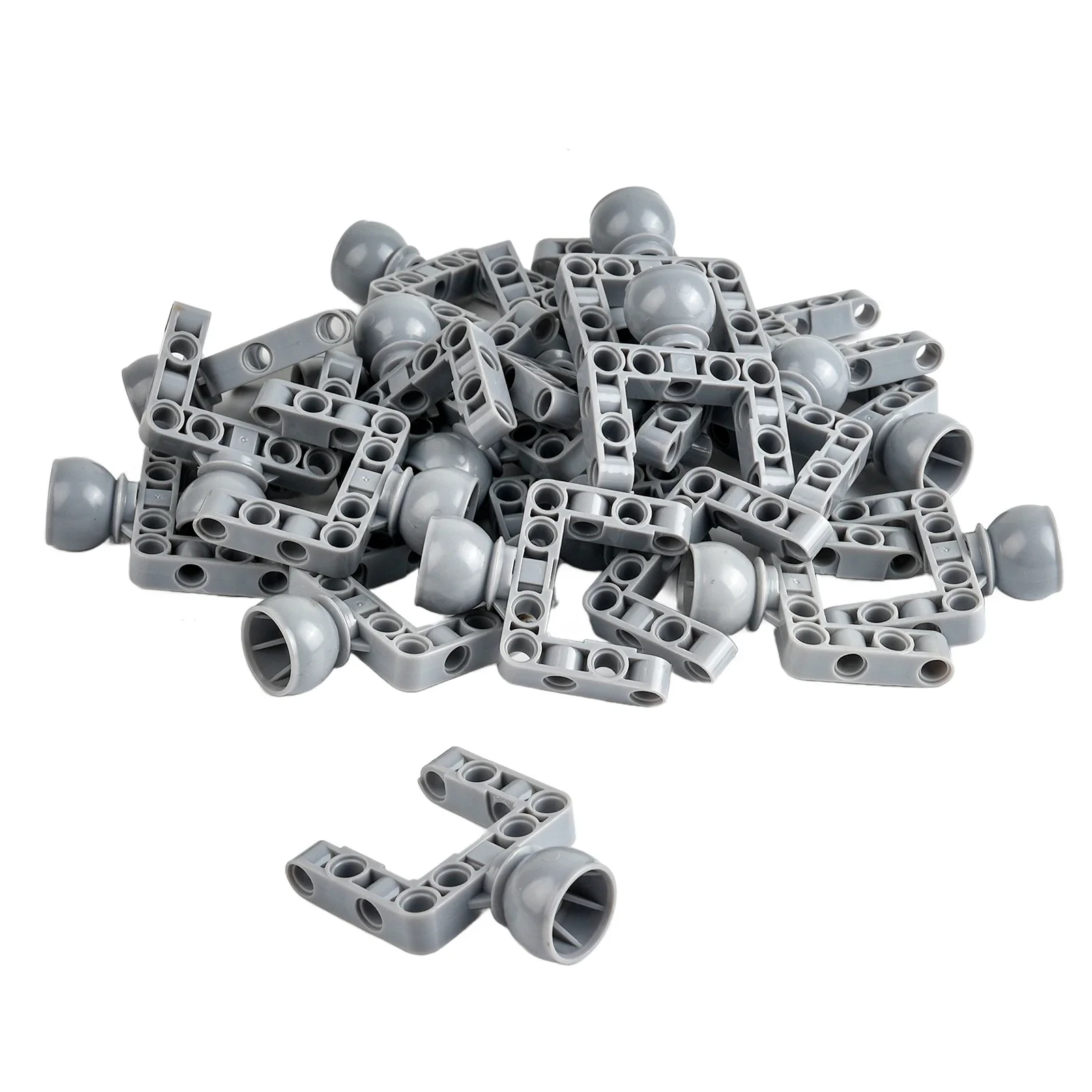 홀 빔/유니버설 휠/조이스틱 기술 빌딩 블록 부품 스티어링 볼 조인트 64178 64179 MOC 벽돌 장난감 액세서리