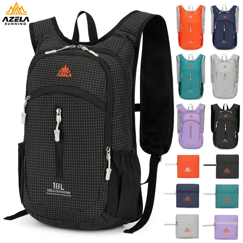 Foldable Hiking Backpack 18L Lightweight Outdoor Sports Daypack Multi-Function Travel Backpack for Men Women