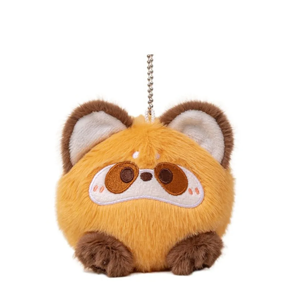

Butter Bear Animal Plush Toy Keychain Panda Raccoon Animal Doll Pendant 12cm Stuffed Puppy Plush Keyring Bag Pendant