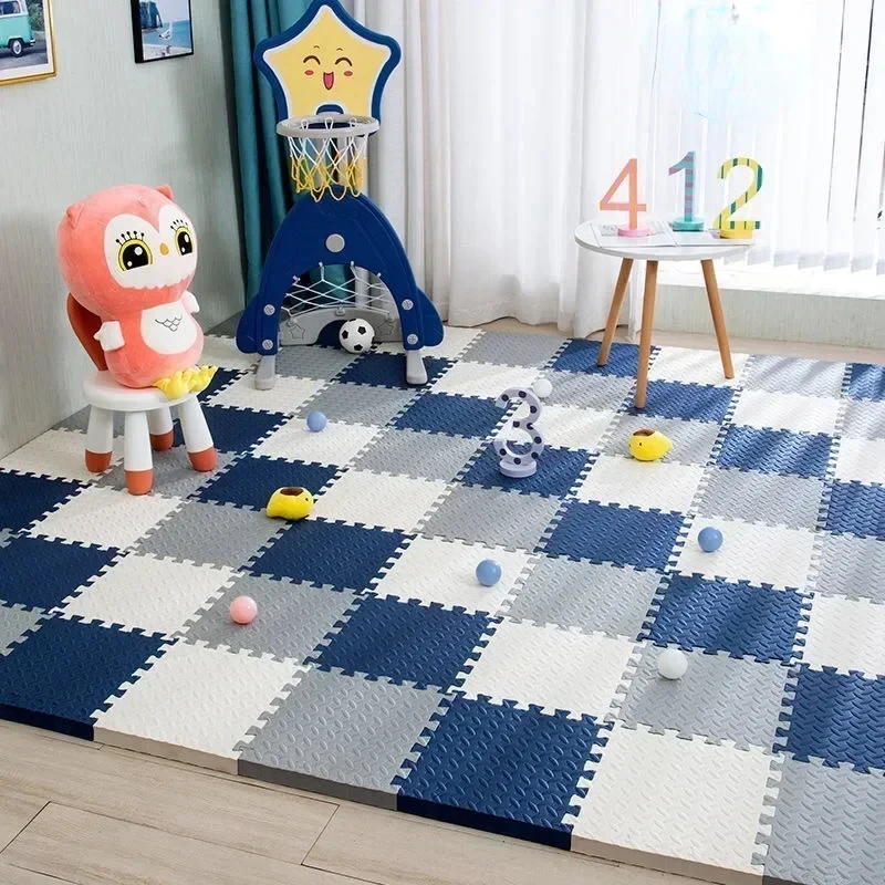 12Pcs Baby Puzzle Floor Kids Carpet EVA Foam Baby Blanket Educational Toys Play Mat Rubber Crawling Mat playmat 30x30x1CM