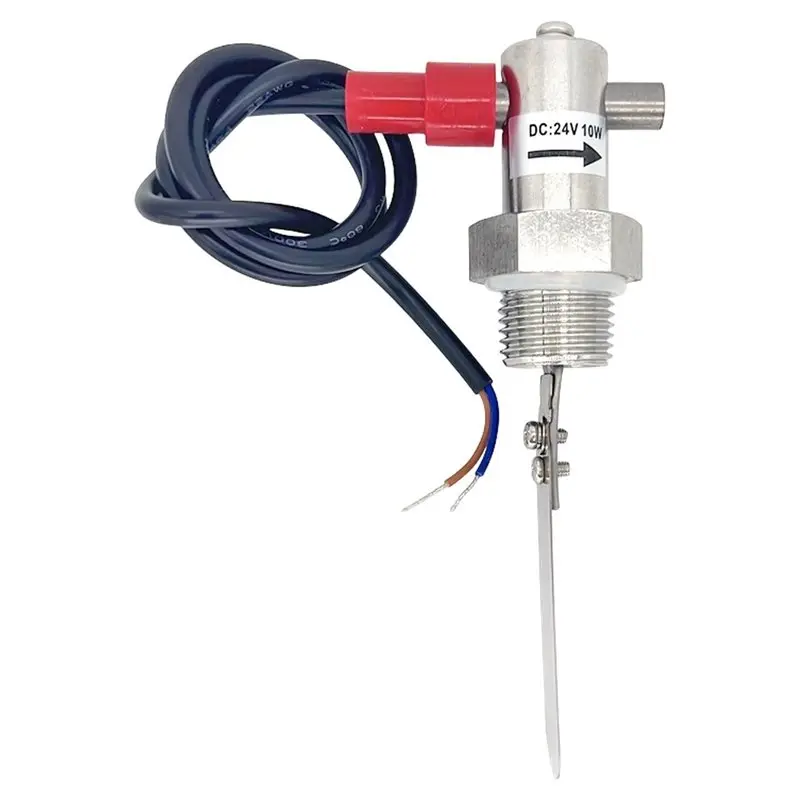 ABDJ-Dry Contact Switch 304 G1/2 Stainless Steel 4-Point DN15 Target Water Flow Switch Signal DC24V 10W
