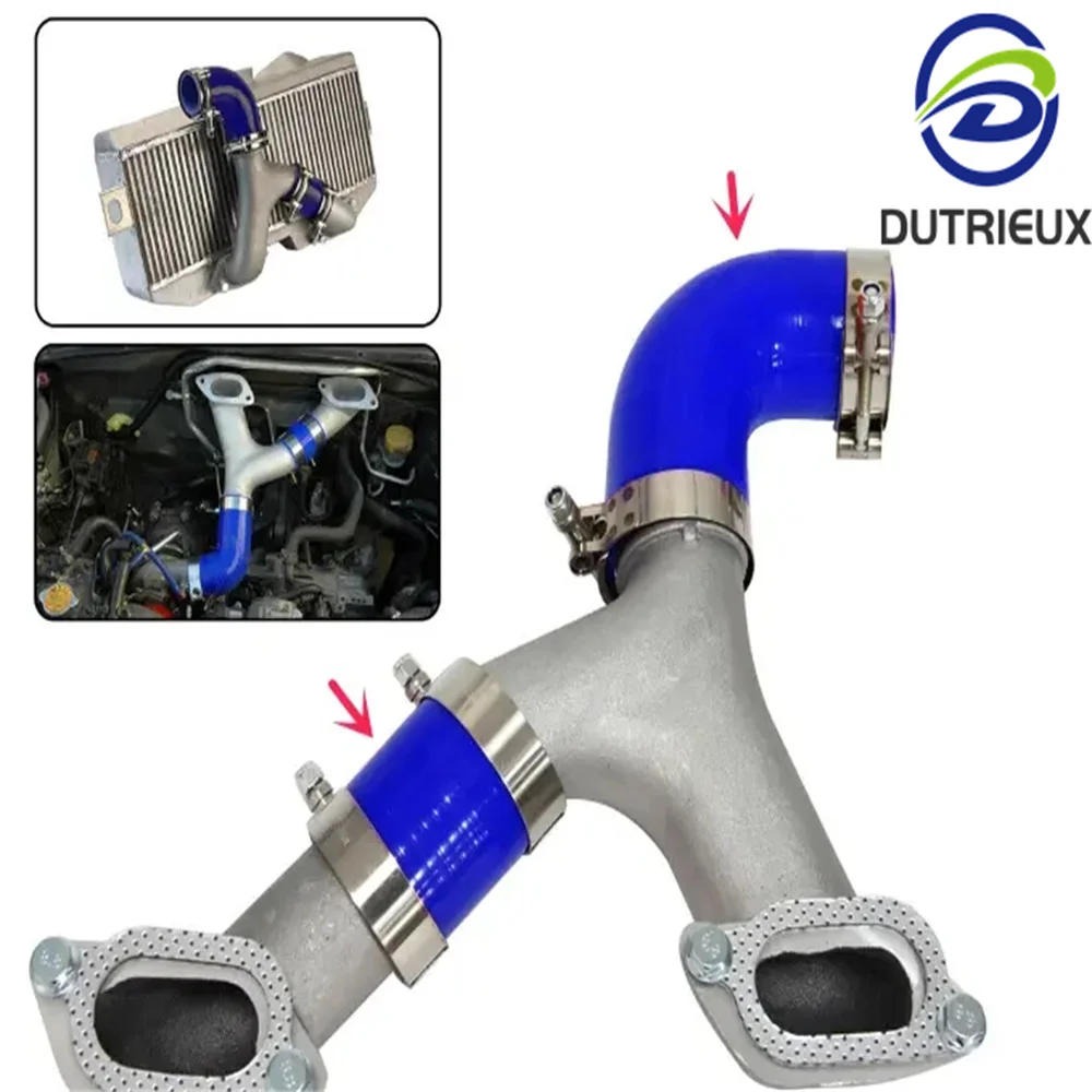 

For Subaru Impreza WRX/STI GD GG 2002-2007 Silicone Top Mount Intercooler Hose 2003 2004 2005 2006