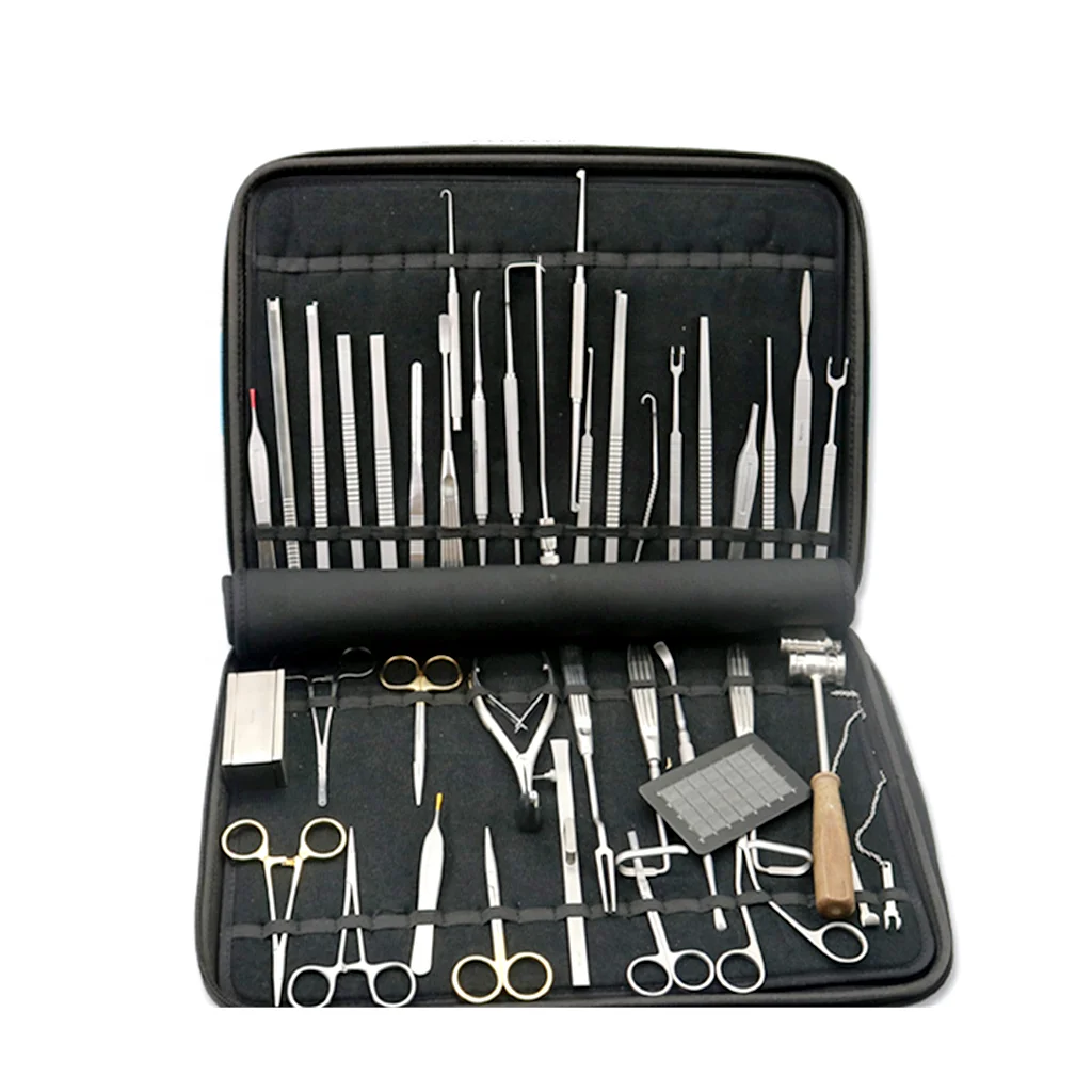 

39pcs Rhinoplasty Surgical Instruments Set with Nasal Forceps Surgical Scissors Instruments Kits Set