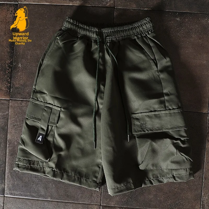Casual Workwear Short Pants Men's Upward Hero UPUPXIA Summer Mid-Length Loose Fit Five-Quarter Length Couple's Shorts
