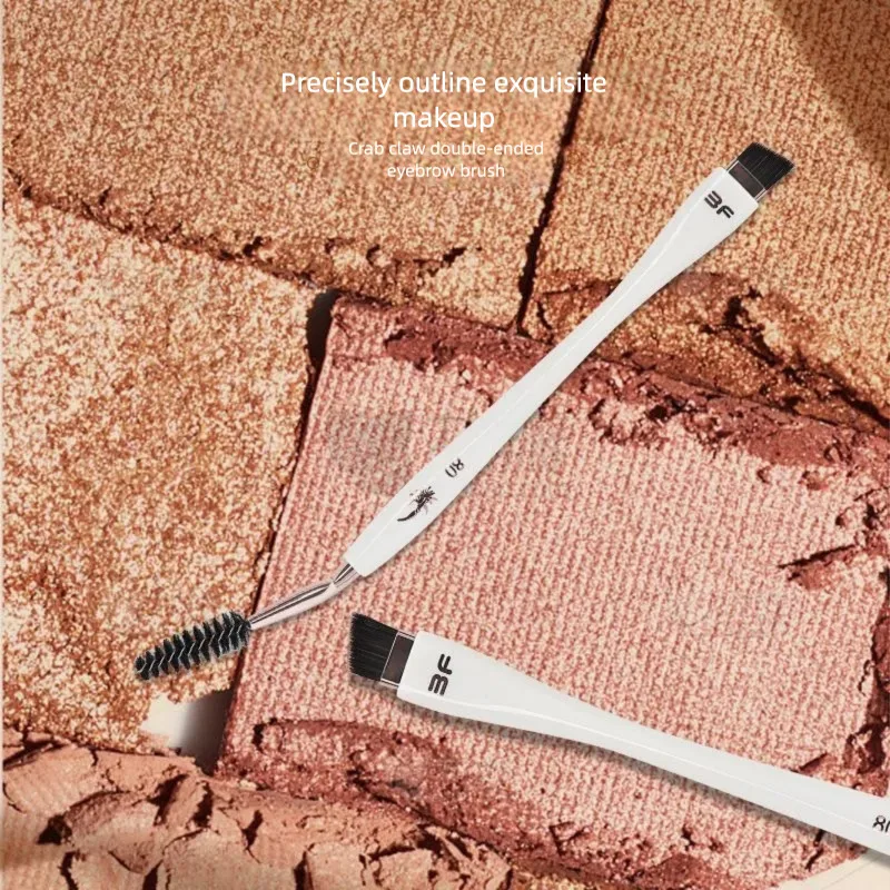 Brocha de maquillaje Xueyu, brocha de cejas de doble cabeza, brocha para cejas, brocha para rizar pestañas, delineador de ojos, brocha de maquillaje individual, herramientas de belleza